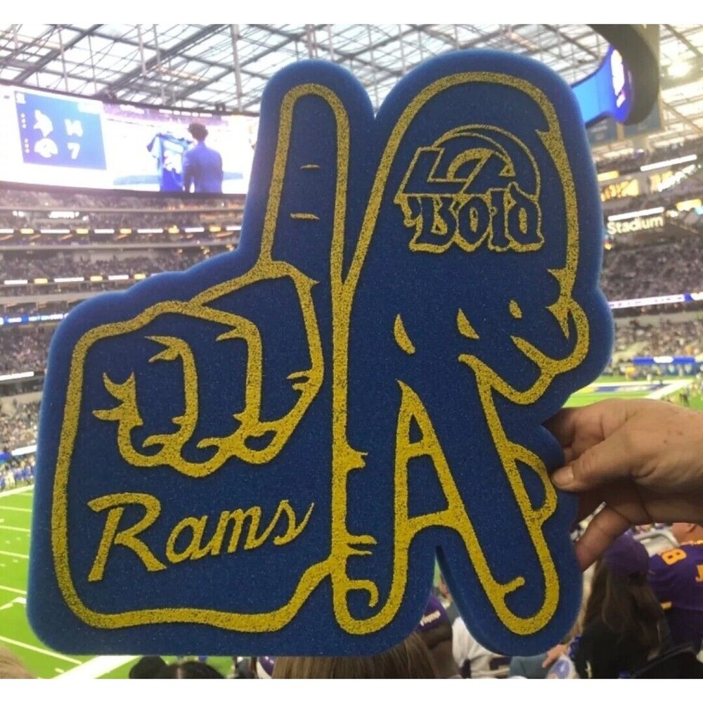 Los Angeles Rams Vs Minnesota Vikings Gameday Foam Finger — 10/24/24